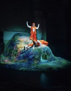 „Den Fantastiske Mikkel Rev“ for Nationaltheatret in Oslo
Stage Design: Ida Grimsgaard
Scenic Painting, Acryl on wool, 2023