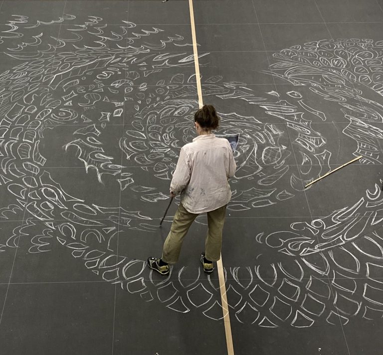 „En Julefortelling“ (Christmas Carol) for Nationaltheatret in Oslo
Scenic Painting, 2023